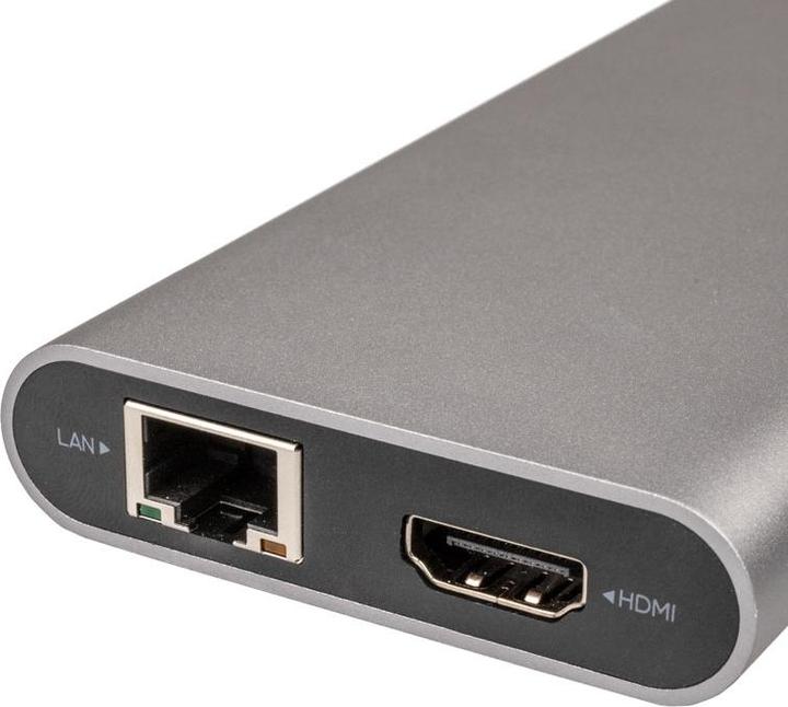 Actual product image Icy Box IB-DK4050-CPD (USB-C, 12 Ports)