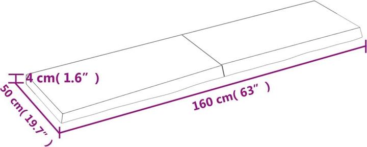 Immagine prodotto VidaXL Gianna (160 x 50 x 4 cm)