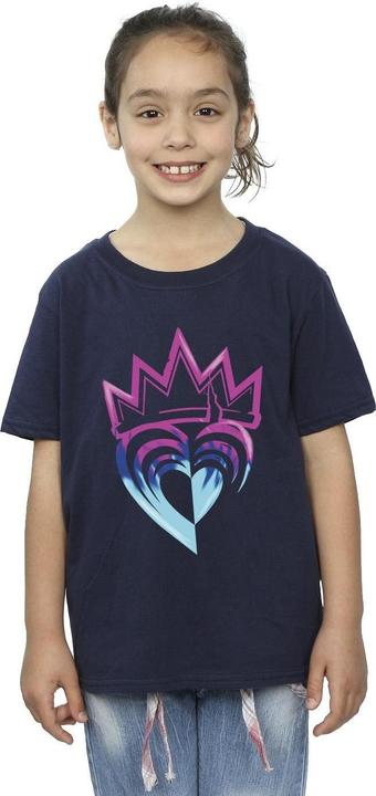 Immagine prodotto Disney Descendants Pink Crown Maglietta Ragazze (116)
