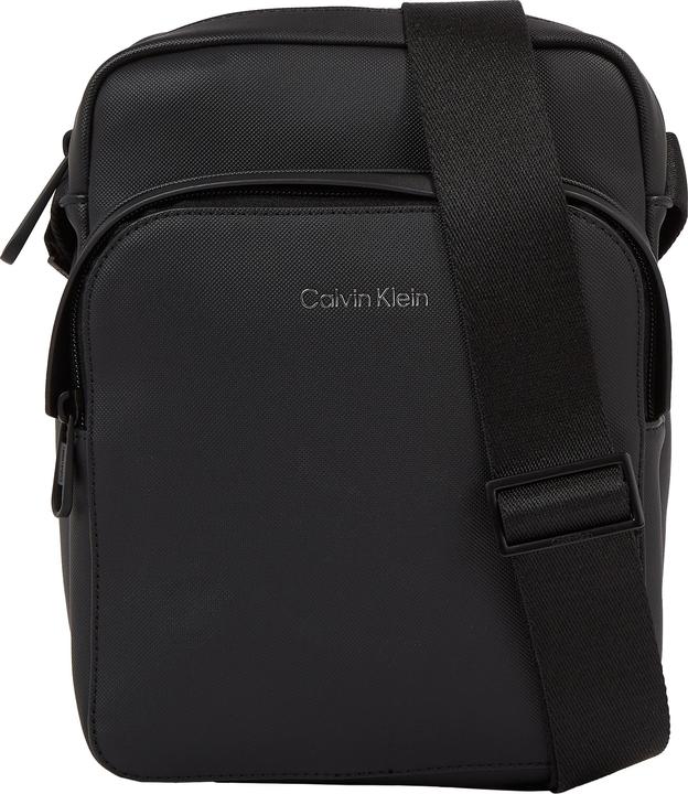 Produktbild Calvin Klein Herren Umhängetasche Ck Must Pique Reporter S W/Pckt Klein, Schwarz (Ck Black), Einheit (51% Polyester, 49% Polyurethan)
