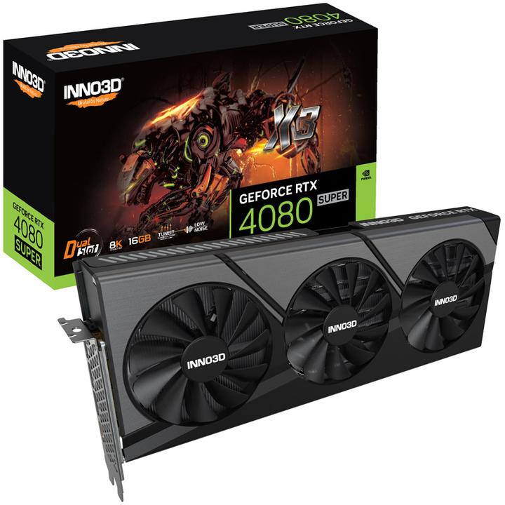 Image du produit Inno3D GEFORCE RTX 4080 SUPER X3 16Go GDDR6X 3xDP 1xHDMI (16 Go)