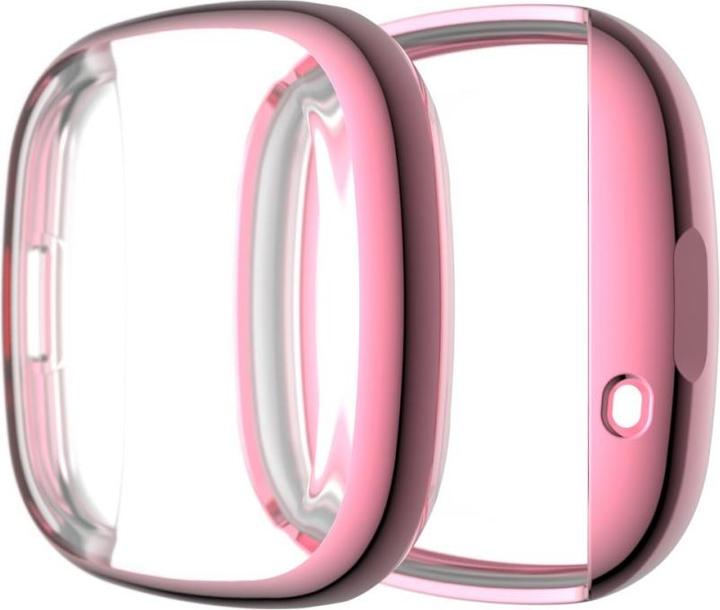 Produktbild Cover-Discount Fitbit Versa 3 / Sense - Gummi Schutz Case rosa