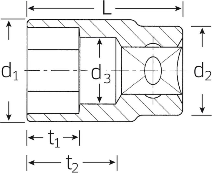 Produktbild Stahlwille AussenSechskant Steckschlüsseleinsatz (10 mm)