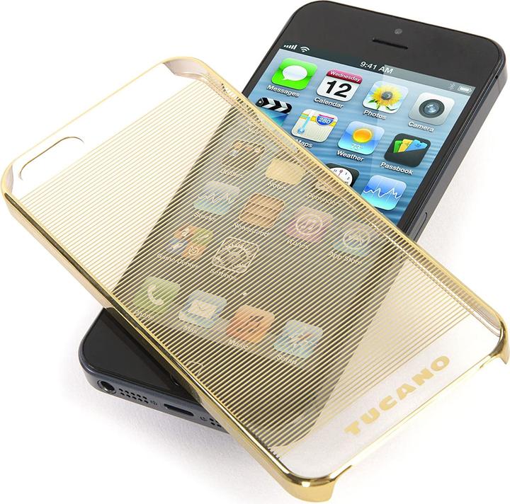 Actual product image Tucano Snap Case Plissè for iPhone 5/5S/SE Gold (Apple iPhone 5s, Apple iPhone 5)