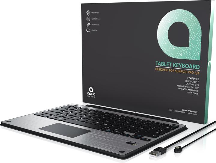 Produktbild Aplic Tastatur für Microsoft Tablet Surface Pro (DE)