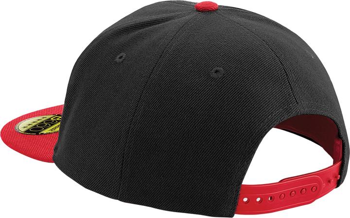 Actual product image Beechfield Unisex Adult Original Flat Peak Snapback Cap (One size)