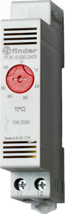 Produktbild Finder Vari-Thermostat 1Ö-10A f. DIN-Schiene 7T.81.0.000.2403