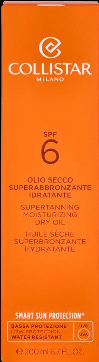 Actual product image Collistar Supertanning Dry Oil SPF 6 (Suntan oil, Up to SPF 10, 200 ml)