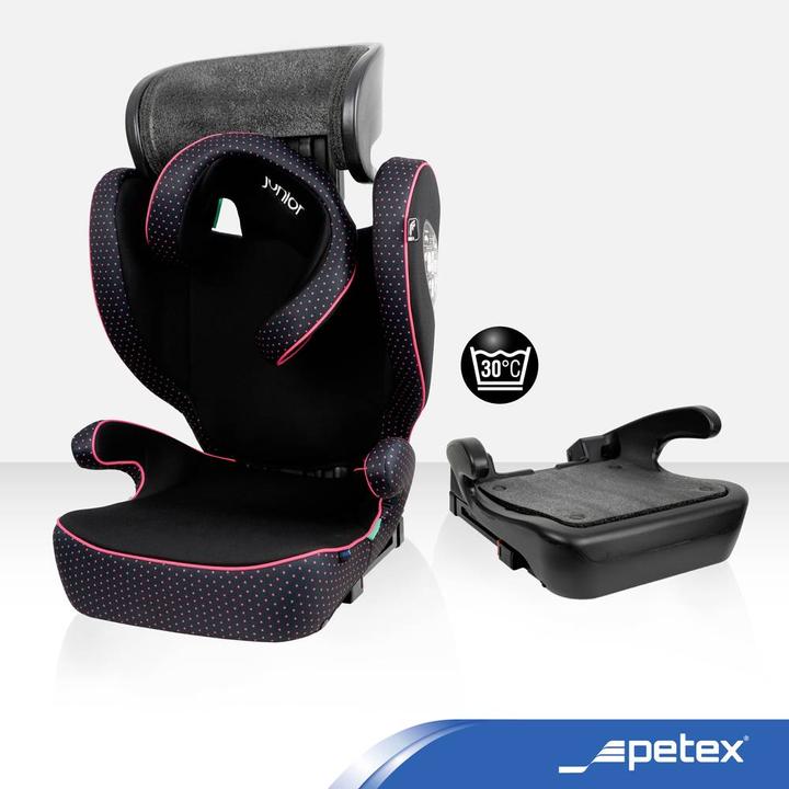 Productafbeelding Petex Basic Plus 1602 roze HDPE volgens ECE R129 Kinderzitje roze (Kinderzitje, ECE R129/i-Size standaard)