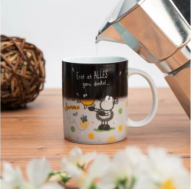 Produktbild Sheepworld Kaffeetasse Mit Dir geht die Sonne auf! 350 ml, 1 Stück (350 ml, 1 x)