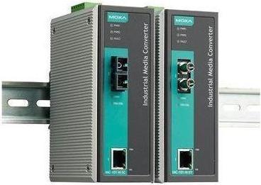 Produktbild Moxa IMC-101-M-ST - Industrieller 10100BaseT(X) auf 100BaseFX Medienkonverter, Multimode