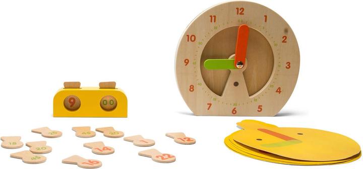 Actual product image BS Learning Clock Digital Analog (German, French, Italian, English)