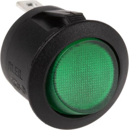 Immagine prodotto Rs Pro Interruttore bilancere ill verde 12Vdc