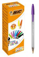 Bic Kugelschreiber ® Cristal® Multicolor, 0,6 mm, sortiert (Mehrfarbig, 20 x)