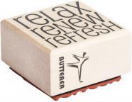 Produktbild Rayher Stempel "relax - renew - refresh"
