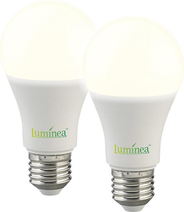 Luminea 2er-Set LED-Lampen mit Dämmerungssensor (E27, 11 W, 1055 lm, 2 x, F)