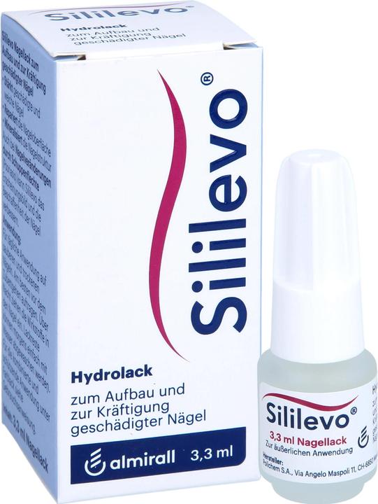 Produktbild Almirall Sililevo Hydrolack zum Aufbau und zur Kräftigung geschädigter Nägel, 3.3 ml Lösung (3.30 ml)