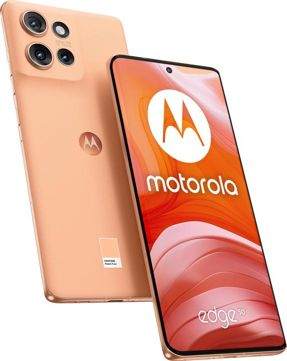 Motorola Edge 50 (512 GB, Peach Fuzz, 6.67", Doppia SIM, 50 Mpx, 5G)
