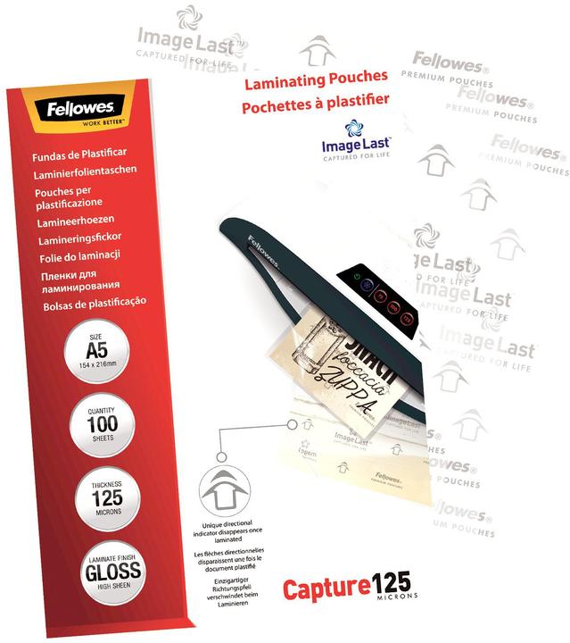 Produktbild Fellowes Capture 125 (A5, 100 Stück, 125 µm)