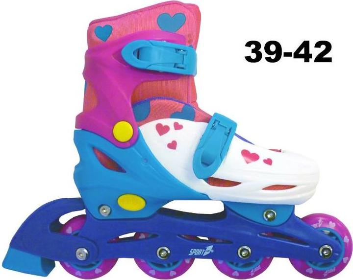 Power Play Sport1 "Easy Roller" Pink inlinere Rulleskøjter til børn str. 39-42 (40)
