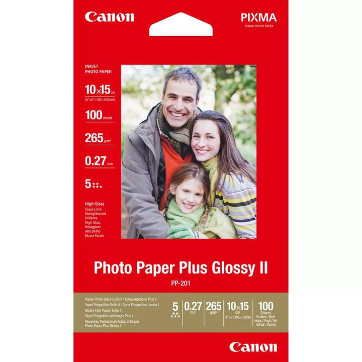 Produktbild Canon Glossy II (265 g/m², 102 x 152 mm, 100 x)