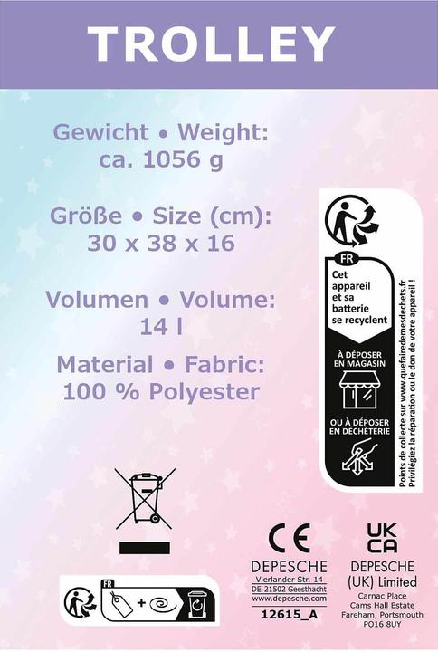 Produktbild Depesche Ylvi - Trolley LED Wheels ( 0412615 ) (14 l)