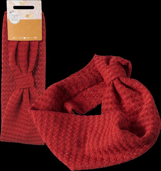Immagine prodotto dm Langhaarmädchen Cerchietto per capelli in maglia bordeaux