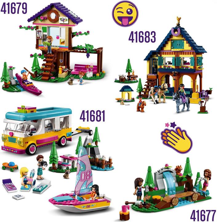 Image du produit LEGO Excursion en camping-car et en voilier (41681, LEGO Friends)