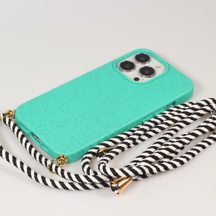 Actual product image PhoneLook Coque Bio Eco-Friendly nature avec cordon collier Turquoise (Apple iPhone 15 Pro Max)