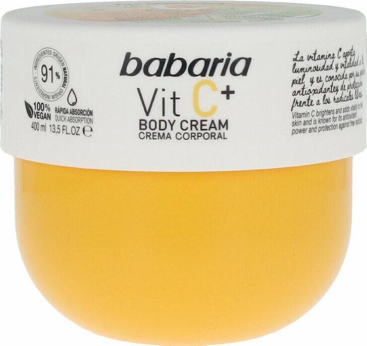 Image du produit Babaria Crème pour le corps VITAMIN C+ 100% végétalienne 400 ml (Crème pour le corps, 400 ml)