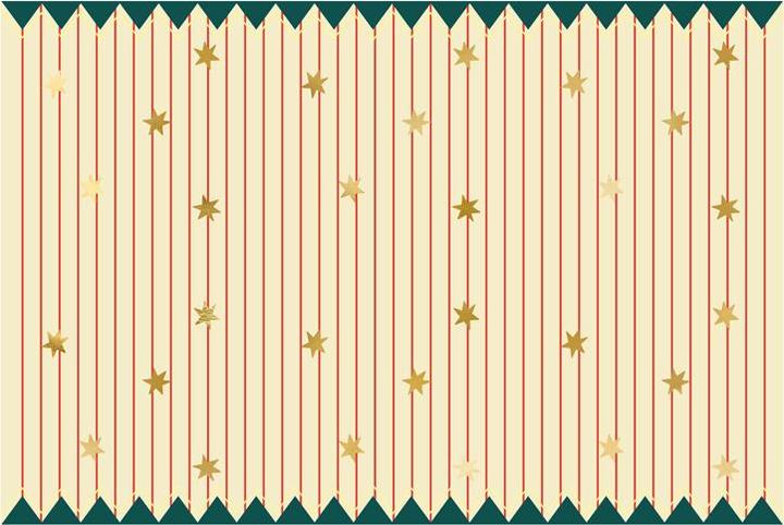 Produktbild Partydeco dünne Streifen und Sterne Tischdecke (Papier) (120 x 180 cm)