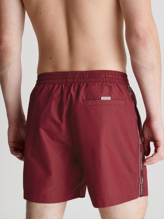 Produktbild Calvin Klein Medium Drawstring Heren Zwembroek - Cordovan - Maat S (S)
