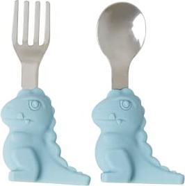 Immagine prodotto Rice Posate per bambini in acciaio inox blu