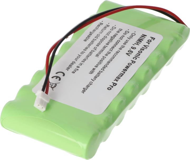 Immagine prodotto XCell Akku passend für den Visonic 0-9912-G, GP220AAH8BMX, GP180AAH8BMX, 103-300672 9,6V 2100mAh (1 pz., Specifico del dispositivo, 2100 mAh)