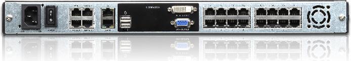 Immagine prodotto Aten KL1116VN Switch KVM over IP Cat.5 UK a 16 porte, 19" LCD, doppia guida, layout UK
