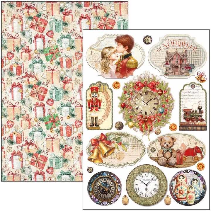 Produktbild Ciao Bella Papier-Set "Nutcracker", 9 Blatt, A4 (Geschenkpapier, 9 x)