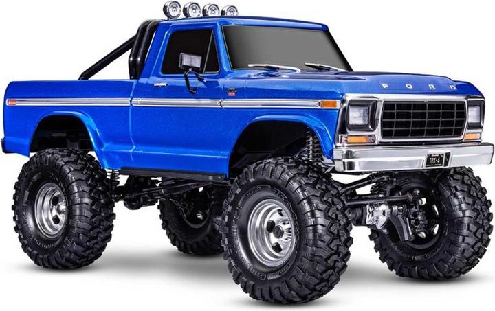 Traxxas TRX-4 79 Ford F150 High-Trail 1/10 Crawler RTR blue Brushed, without battery and charger (RTR Ready-to-Run)