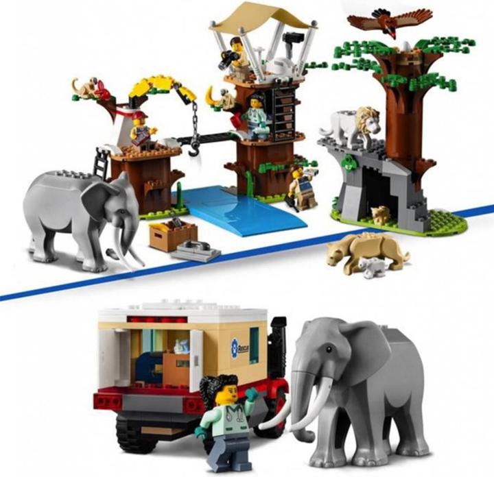 Image du produit LEGO Camp de sauvetage des animaux (60307, LEGO City, LEGO difficiles à trouver)