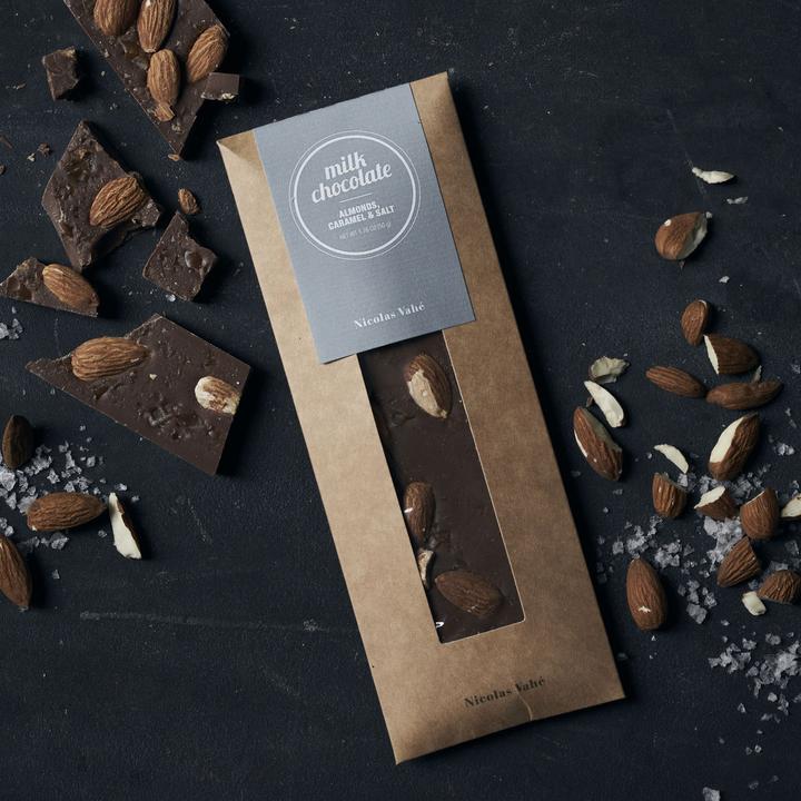 Actual product image Nicolas Vahé Caramel Salt Almonds (50 g)