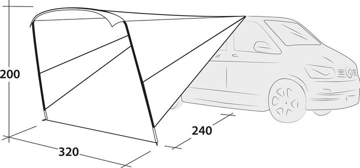 Produktbild Outwell Touring Canopy (Vorzelt, 5.50 kg)