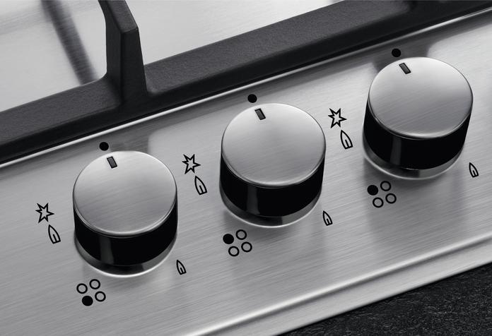 Actual product image AEG HGB64200SM - Slim Line - Inbouw gaskookplaat