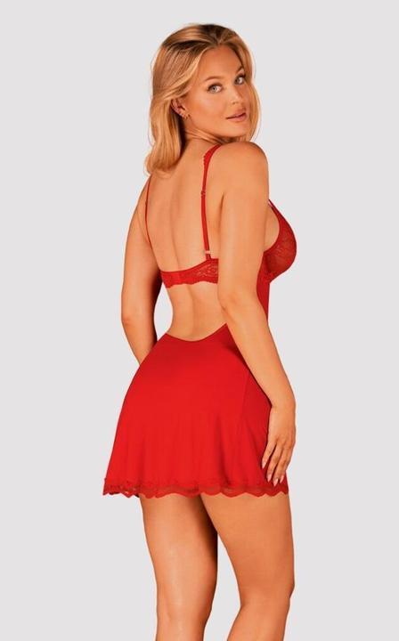 Actual product image Obsessive Luvae Babydoll & Thong Red L/Xl (XL)