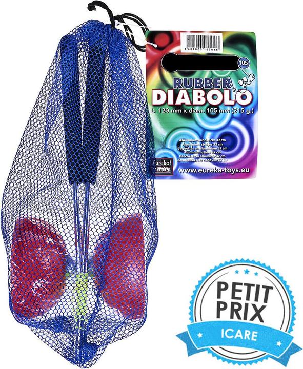 Actual product image Eureka! Rubber diabolo with aluminium rods