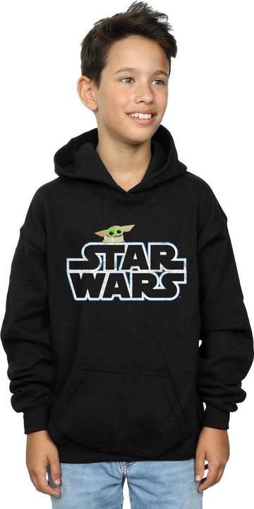 Produktbild Star Wars The Mandalorian The Child Logo Kapuzenpullover Jungen (140, 146)