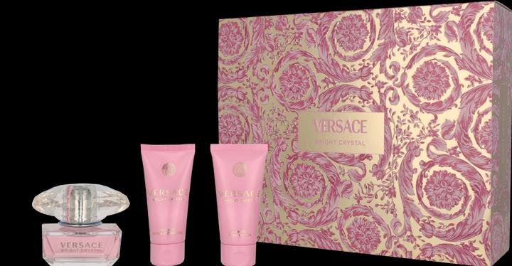 Actual product image Versace Bright Crystal Christmas 2024 Eau de Toilette / BShower Gel / Body Lotion (Fragrance set)