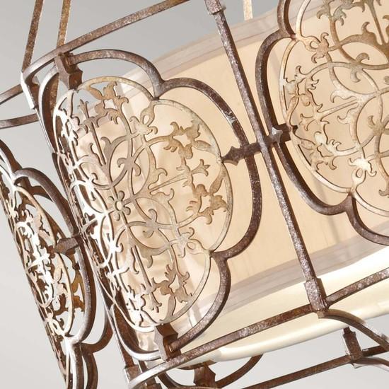 Produktbild Elstead Lighting Marcella Hängeleuchte E27 3-fach Britische Bronze, oxidierte Bronze (E27)