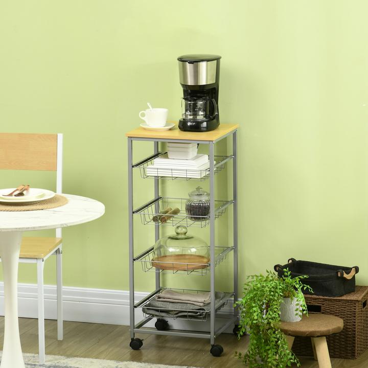 Produktbild Homcom Küchenrollwagen