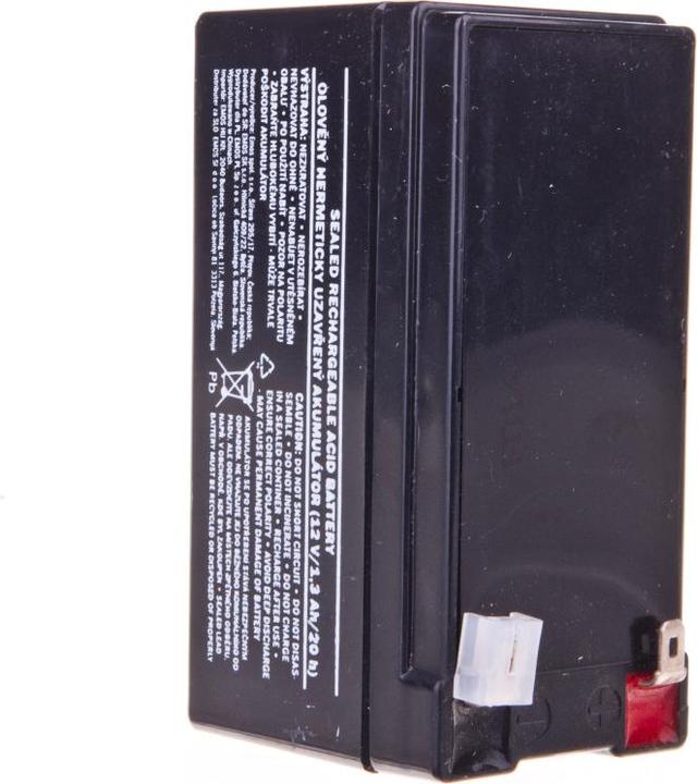 Actual product image Emos Wartungsfreier Blei-Akku 12 V/1,3 (1 pcs., Device specific, 1300 mAh)