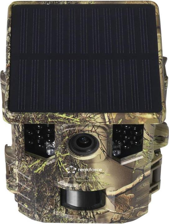 Immagine prodotto Renkforce RF-HC-800 Wildkamera 32 Megapixel WLAN, inkl. Solarladegerät mit Li-Io