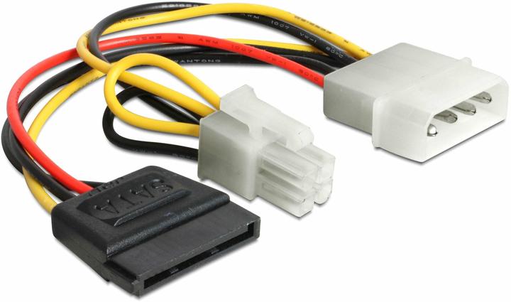 Actual product image Delock P4 4Pin Connector & SATA Adapter